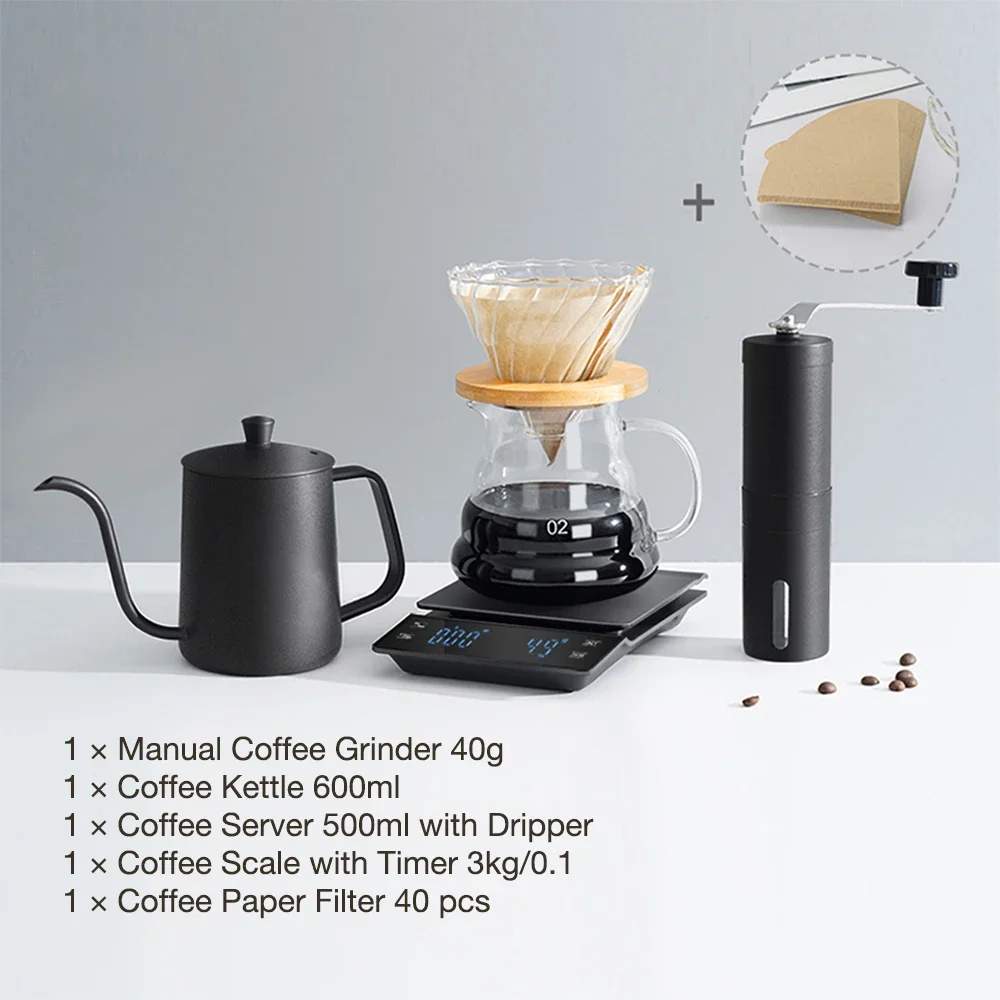 Pour Over Kettle - Drip Coffee Set Pour Over Coffee