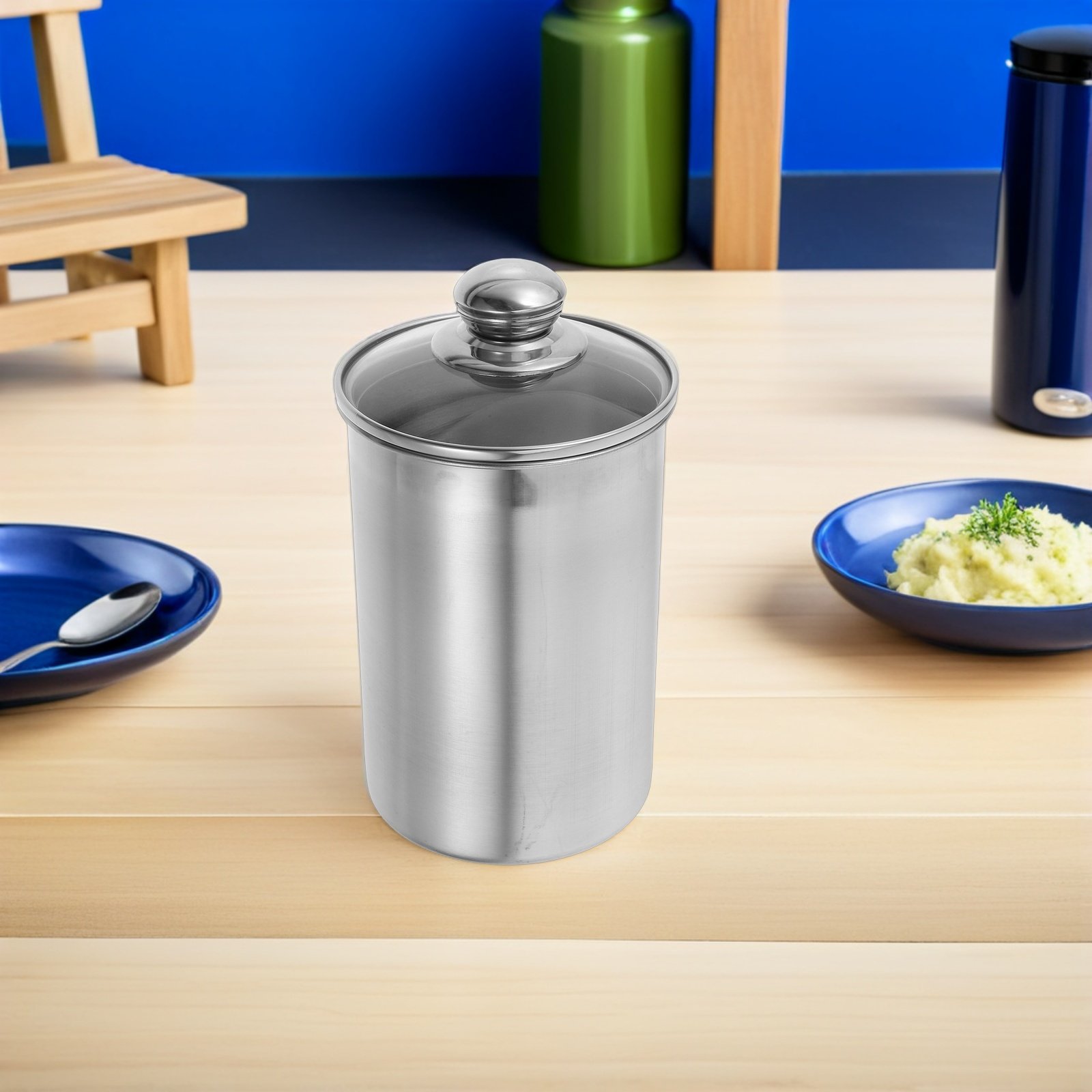 1350Ml Stainless Steel Food St - огляд і ціна Coffee Tea Sugar Canisters