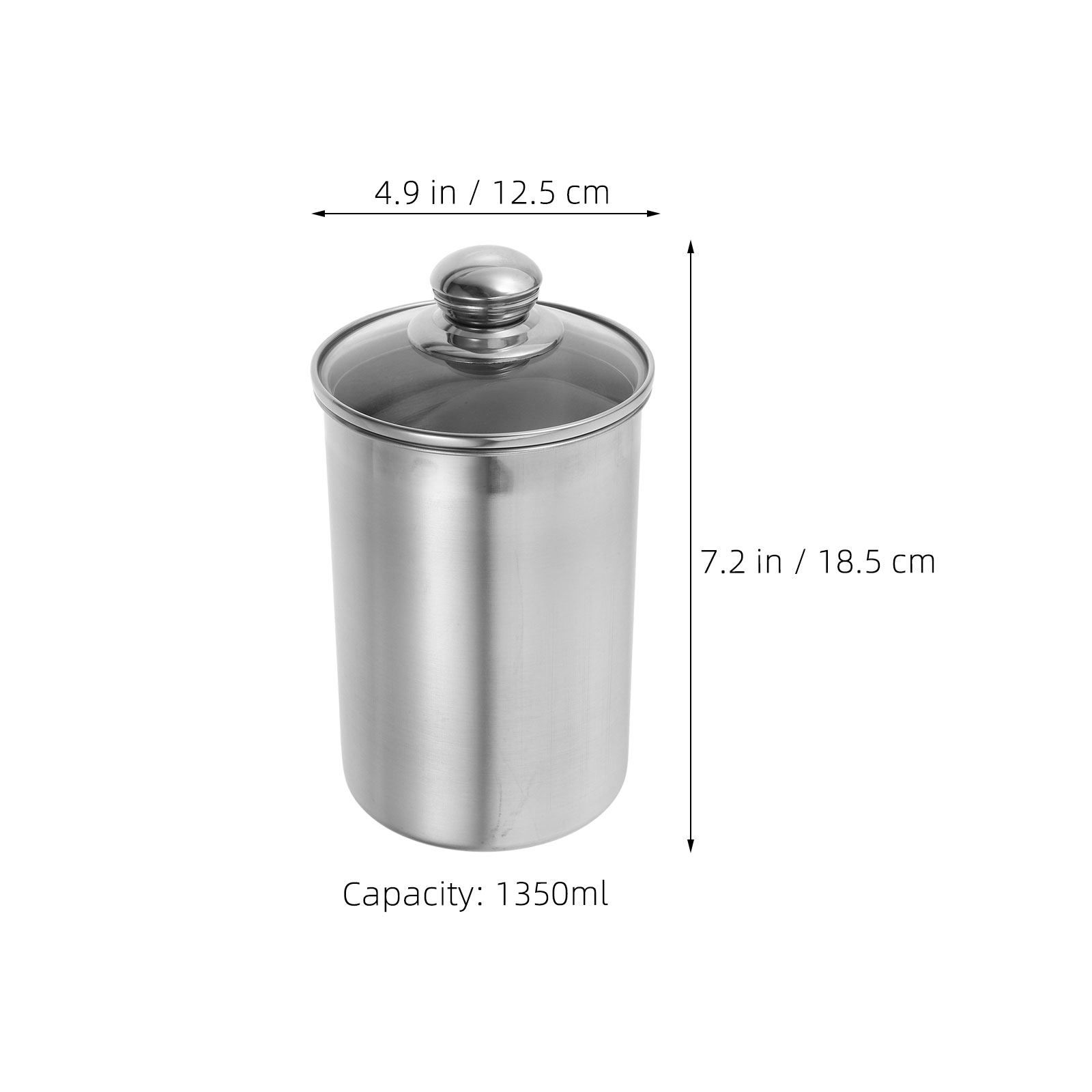 1350Ml Stainless Steel Food St - огляд і ціна Coffee Tea Sugar Canisters