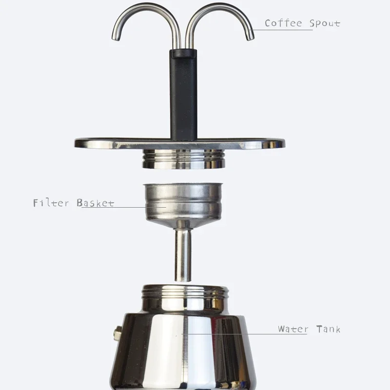 200ML Mini Moka Pot Double Tub - огляд і ціна Pour Over Kettle