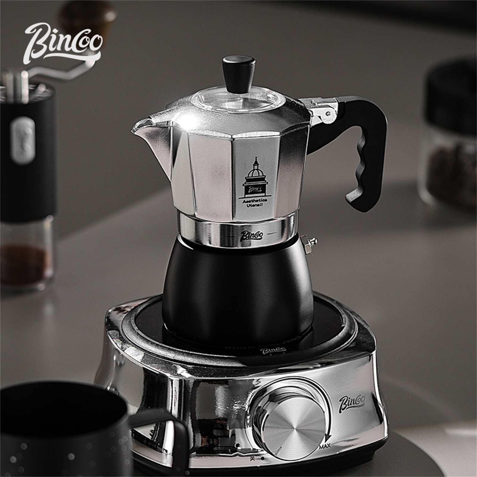 BINCOO Double Valve Moka Pot，E - огляд і ціна Coffee Tea Espresso