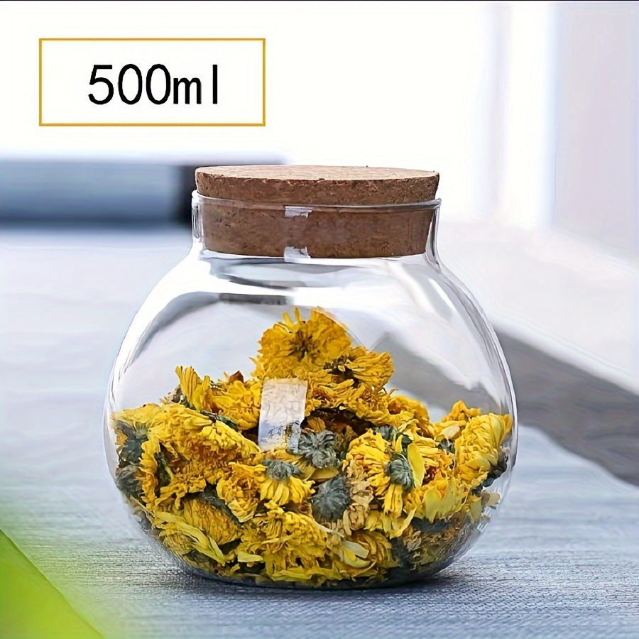 500ML Clear Glass Storage Cani - огляд і ціна Coffee Tea Sugar Canisters