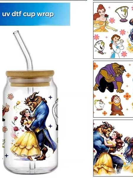 Cartoon popular Princess UV DT - огляд і ціна Coffee And Tea Glass