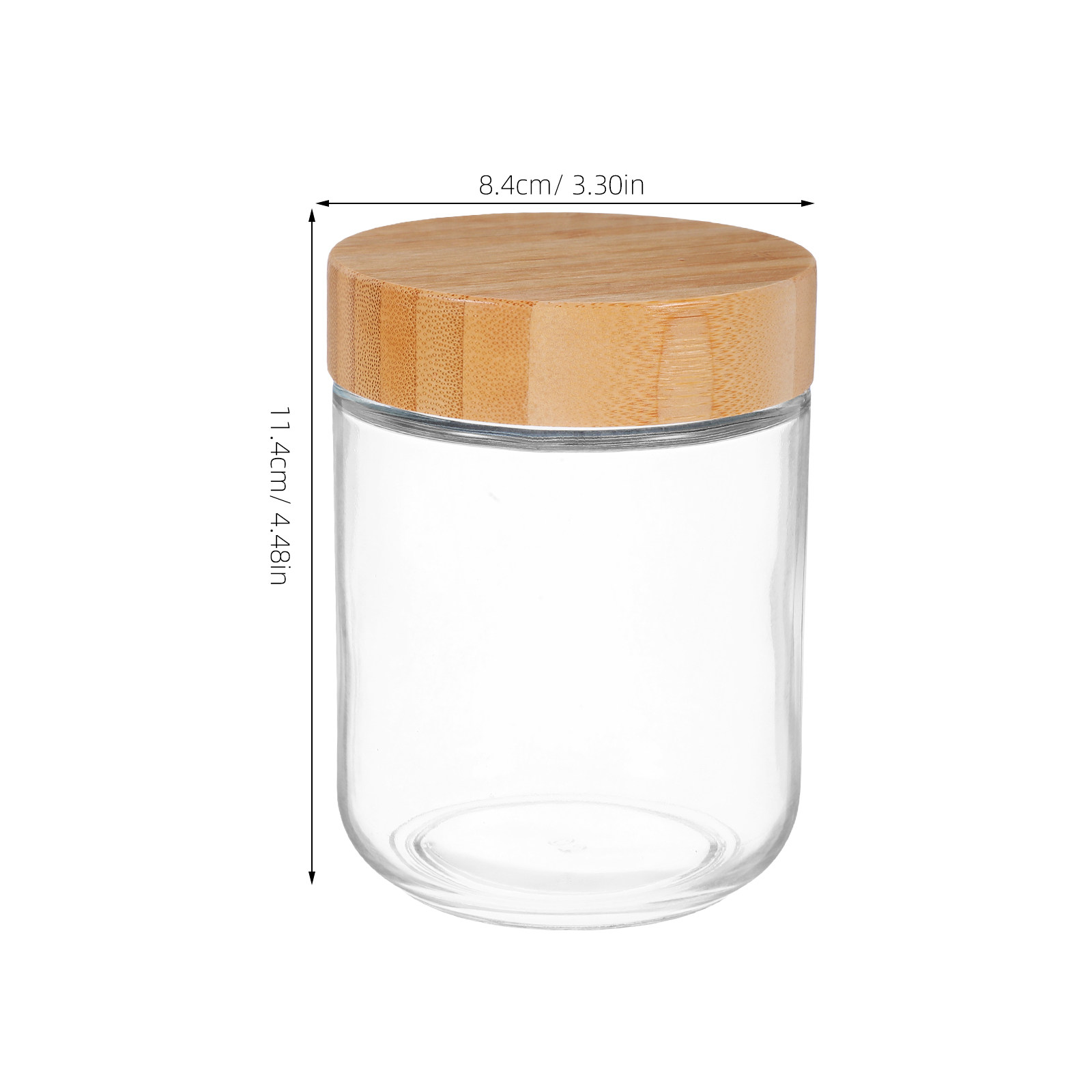 4Pcs Sturdy Glass Canisters wi - огляд і ціна Coffee And Tea Glass