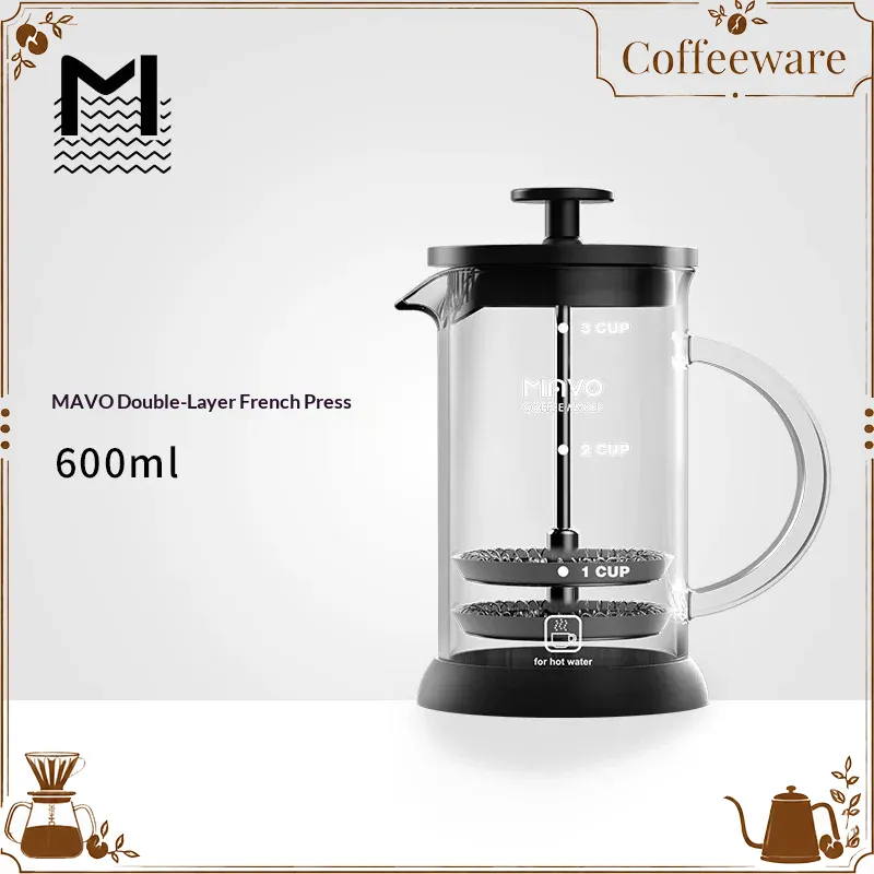 MAVO French Press Coffee Maker - огляд і ціна Coffee And Tea Glass