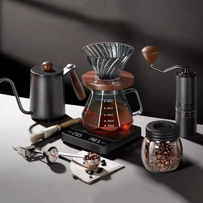 10pcs Travel Coffee Set Manual - огляд і ціна Pour Over Kettle