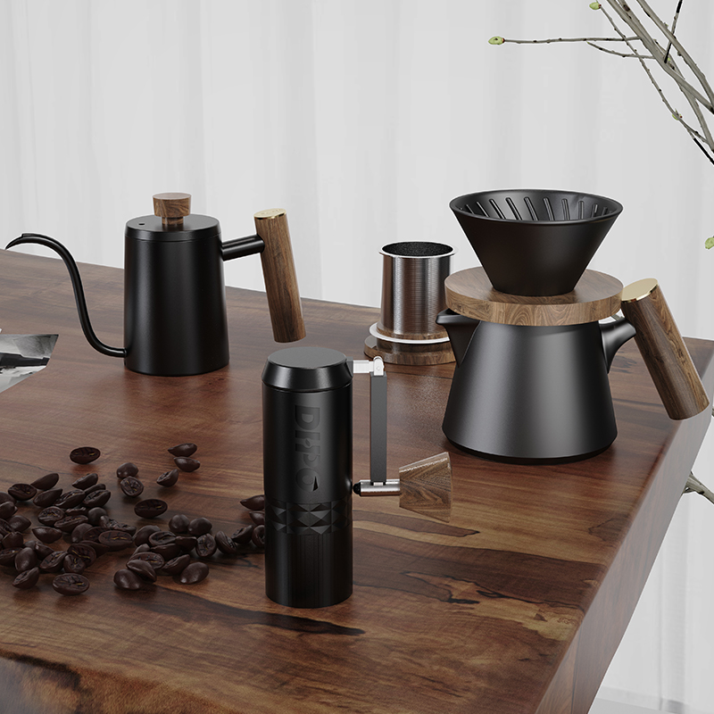 DHPO Luxury Coffee Kit Set wit - огляд і ціна Pour Over Kettle